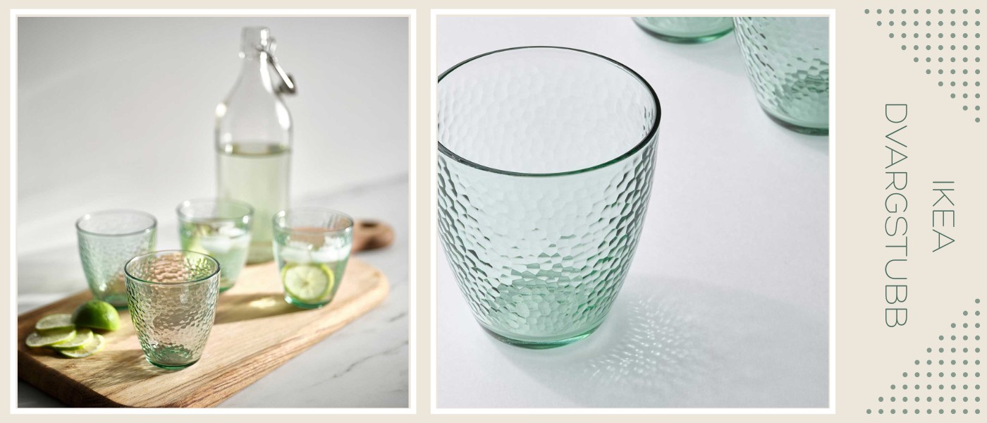 ست 4 عددی لیوان ایکیا مدل IKEA DVARGSTUBB